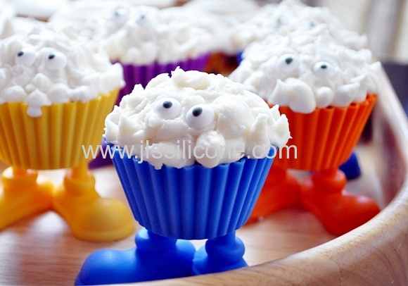 Monster shaped silicone cupcakes bakeware