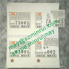 Custom Warranty Stickers for Self Destructible Adhesive Date Warranty Stickers