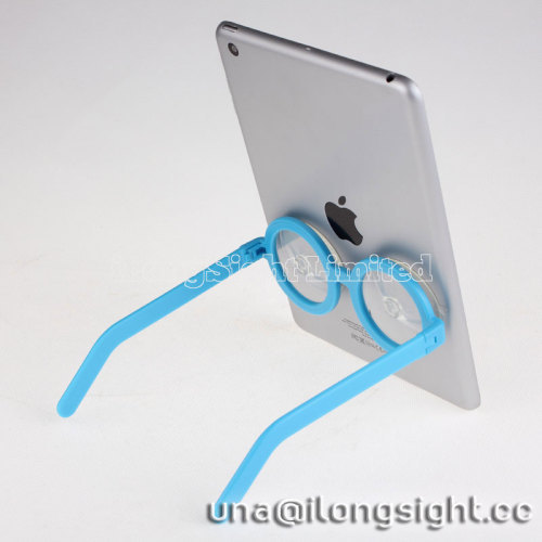 Creative glasses design sucker stand holder for ipad