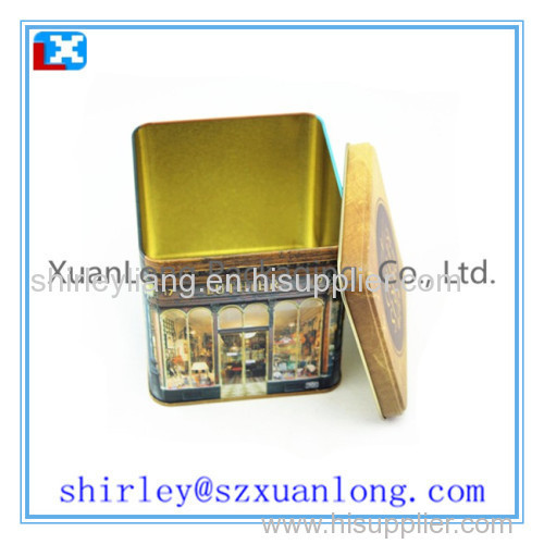 Wholesale Square Tin Tea Can