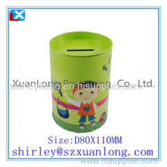 Coin Packing Money Tin Box