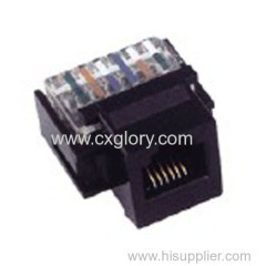 Cat.5e RJ45 Keystone Jack Cat.3 RJ12(6p6c) Keystone Jack