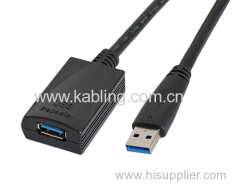USB 3.0 Extention cable with black color
