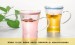 Borosilicate Glass Flower Tea Cups With Cover 310ML