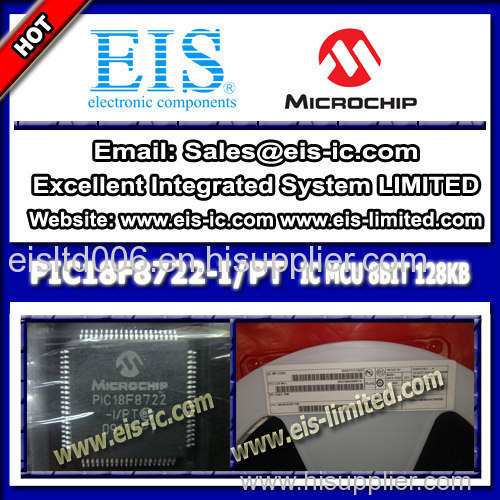 PIC18F8722T-E/PT - IC 8-bit Microcontrollers MCU 128KB FLASH TQFP-80
