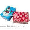 Holiday Cookie Metal Tin Container Tinplate Boxes For Food Storage