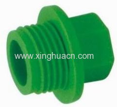 ppr pipe thread plug for water