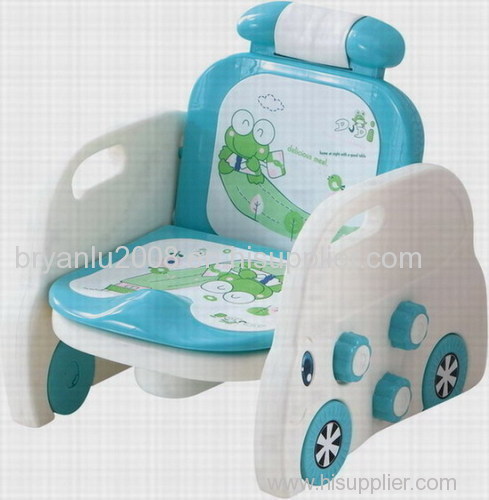 Baby multifunctional chair with wheels can be as potty