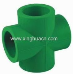 ppr pipe plastic cross for water