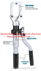 Hydraulic crimping tool Safety system inside HT-300