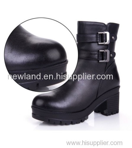 women genuine cow leather boots