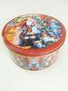 Christmas Tin Cookie Containers Cylindroid Tin Boxes For Food Storage