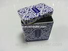 Blue And White Porcelain Box With Cover , Tea Storage / Gift Packaged