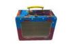 Rectangle Colorful Metal Square Tin Containers Hinge Box For Packing