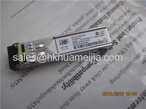 GLC-ZX-SM-RGD= 1000BASE-ZX SFP transceiver module for SMF