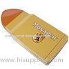Yellow Geometry Pencil Tin Box Tinplate Containers For Stationery