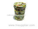 Printed Tin Plate Promotional Tin Cans For Coffee / Food / Candy / Fruit Storage