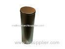 Plain Cylindroid Promotional Tin Cans , 0.25mm Tinplate Container