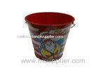 Metal Tin Bucket For Candy Packaging / Tinplate Cylindroid Containers
