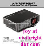 Original factory VIVIBRIGHT new brand PLED-W300 series mutimedia projector