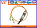 FC/APC 2 core waterproof fiber optical tail cable