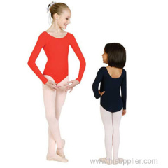 Girl's long sleeve ballet leotard gymnastic leotard
