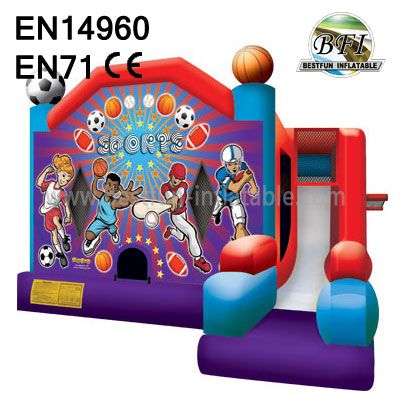 Sports Bounce House with slide