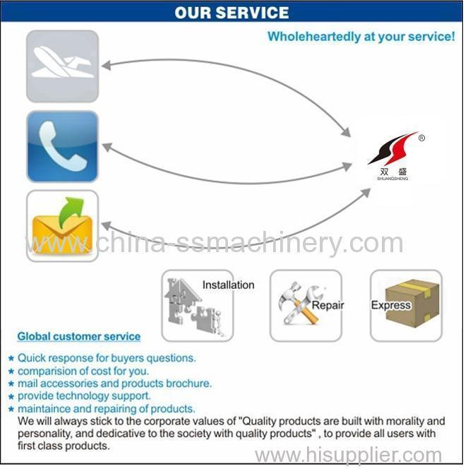 What service Shuangsheng Machinery can offer you?