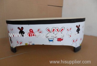 Heat transfer film for bass drum of children