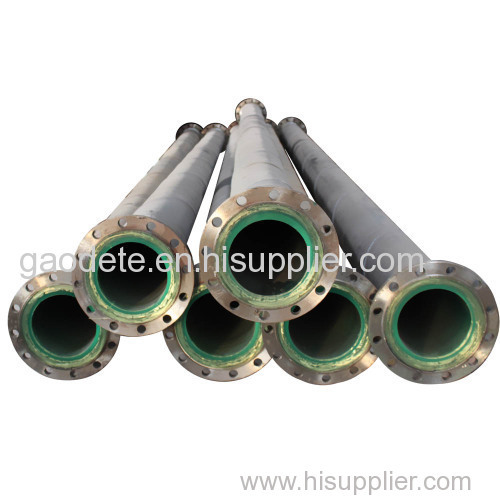 Composite pipe (Steel lined Polyurethane), Steel-lined polyurethane composite pipe(Straight pipe)