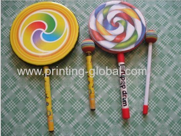 Thermal transfer film for lollipop drum