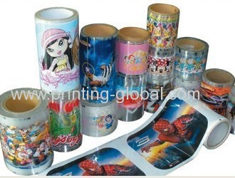 Thermal transfer film for lollipop drum