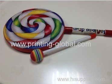 Heat transfer film for lollipop drum