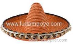 Colorful Straw Mexican Hat