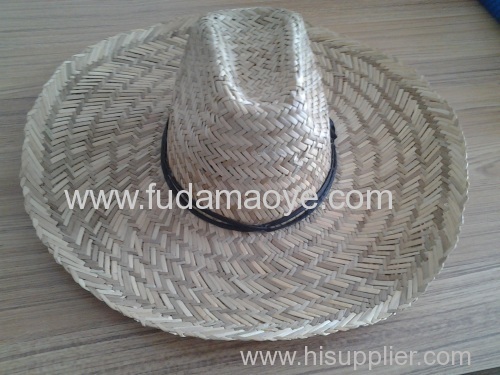 cowboy straw hats with paint