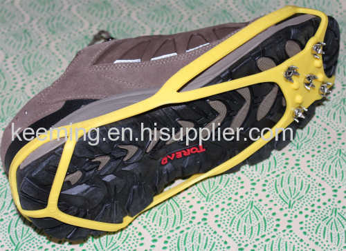 Yellow Snow cleats for boots Used for fishing rock climbing work golf