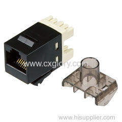 amp type Cat.6 RJ45 180° Keystone Jack