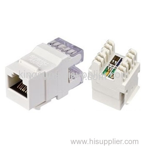 Cat.5e RJ45 180° Keystone Jack Cat.6 RJ45 180° Keystone Jack