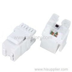 Cat.5e RJ45 180° Keystone Jack Cat.6 RJ45 180° Keystone Jack