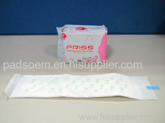 240/280/155mm Active Oxygen Anion Series Sanitary Napkin and OEM processing