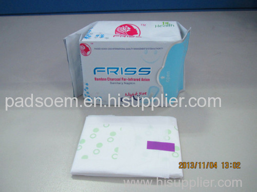 Negative Ion Sanitary Napkin