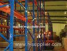 Blue / Orange High Density Drive-Through Pallet Racking 3.9m Beam For Logistics