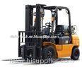 2.5 Ton Unloading Dual Fuel Forklift / Industrial Reach Forklift In Yellow