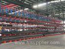 6m Adjustable Cantilever Storage Racks , Powder Coating Metal Storage Shelves