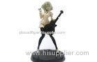 OEM Hand Painted Anime PVC Figures , 20cm Girl Anime Dolls With Electric Guitar