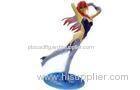 OEM Plastic Anime Action Figures / Anime Girl Figure Dolls With Long Hair