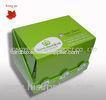 Take Away Fast Food Packaging Box , Decorative Green Cardboard Cake Boxes