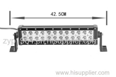 72W 6480LM double rows driving workLED light bar waterproof