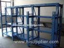 Blue Double Deep Steel Racking Unit , Warehouse Storage Shelving