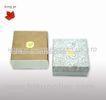 Silver Jewelry Packaging Boxes , Oil Printing Cardboard Gift Boxes